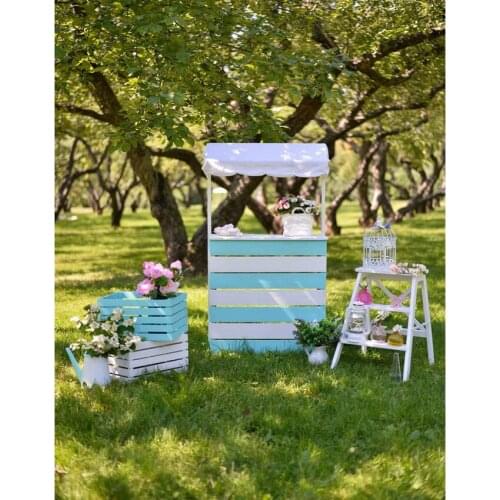 TR 8x8FT Spring Forest Trees Flowers Garden Park Wedding Custom Photography Studio Backgrounds Children Baby Backdrops Vinyl