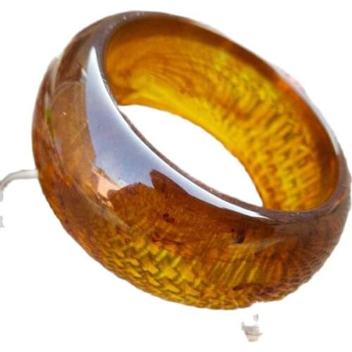 Amber beeswax Bracelet Wide Amber Bracelet