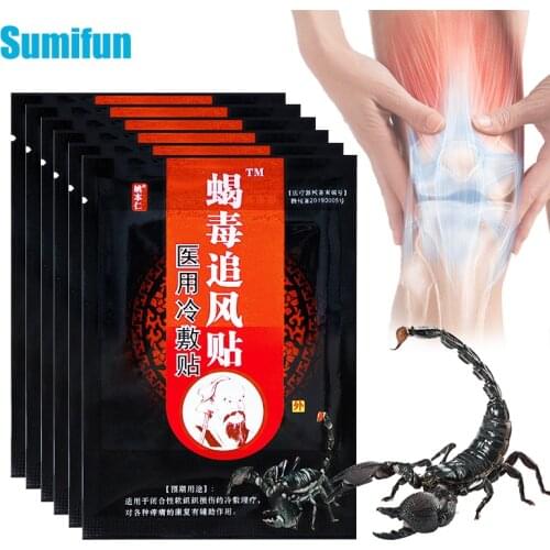24Pc Scorpion Venom Medical Plaster Arthritis Joint Knee Orthopedic Pain Relief Patch Neck Back Knee Muscle Relax Herbal Stikcer