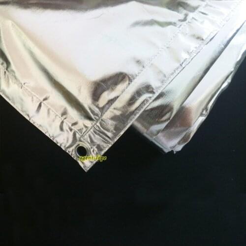 3.0x3.0m 10'x10' 10x10 Silver Rubber Cloth Light Reflecting for Studio Film Photographic