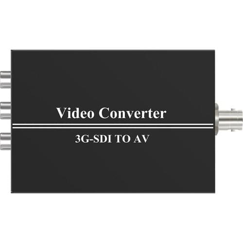 3G SDI to AV Converter BNC to RCA Audio Scaler Support convert SD-SDI,HD-SDI,3G-SDI Signal For TV