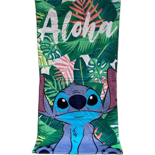 70x140 lovely Lilio and Stitch Home Towel Adult kids Boy Girls Super Soft Absorbent Bath Towel Robes Towel Cotton Towel