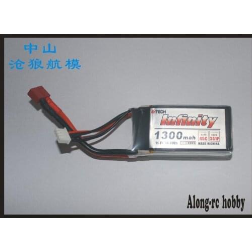 RC MODEL RC airplane BOAT spare part hobby plane model li-po battery Infinity 3s 1300mah 45c 3 cells 11.1V 3s1300mah T or xt60