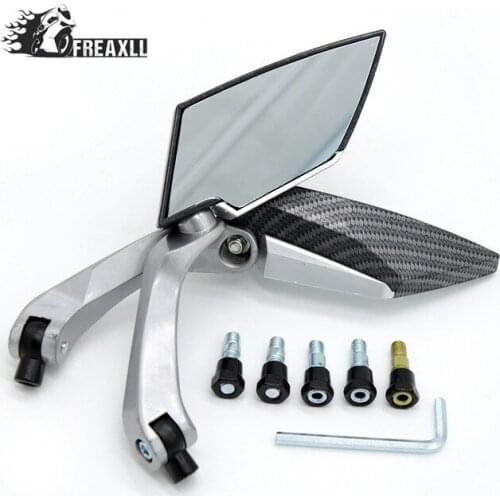 Motorcycle Accessories Rear View Side Mirror ATV Off-road dirt bike carbon fibr FOR Yamaha T MAX TMAX 530 500 TMAX530 BWS TTR