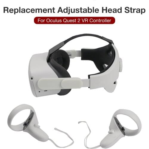 VR Accessories Adjustable Head Strap Headband For Oculus Quest 2 VR Helmet Belt Reduced Pressure Fixing Strap For Quest2 Vr