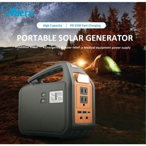 Anern 155Wh 150W 2000mAh Solar Generator Charging Portable Solar Power Station Outdoor Energy Power Supply
