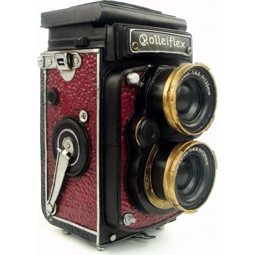 Antique classical camera model retro vintage wrought handmade metal crafts for home/pub/cafe decoration or birthday gift