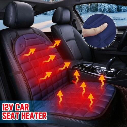 Car Accessories Interior Heated Car Seat Cushion Cover Auto 12V Heating Heater Warmer Pad Winter Automobile Seat Covers Protecor