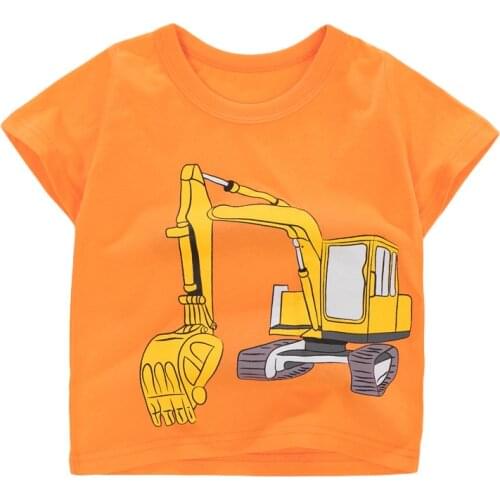 Bambino 2021New Year Tees of Children 2-7 Years Cartoon Cotton T shirt for Kids Boys Tops Clothing Baby Clothes Child Costume