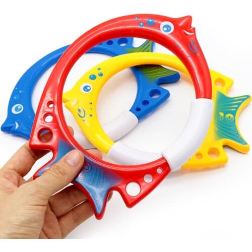 Childrens Swimming Pool Playing Toys For Children Diving Training Diving Ring Fish Ring Toys