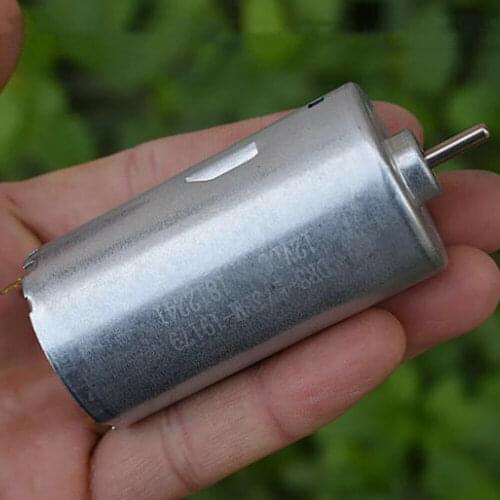 Large Torque Double Ball Bearing Electric Motor Low Speed 575-19179 DC 12V-36V 24V 2600RPM Micro Current Low Power Consumption