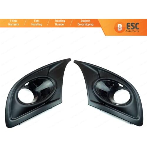 ESP996 Front Bumper Moulding Fog Light Lamp Grill Surround Frame Housing 620727820R Left Right Set for Renault Megane MK3
