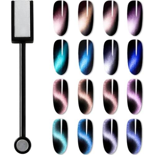 Magnetic Stick For Cat Eye Gel Polish Magnetic Nail Gel UV Gel 3D/5D/9D Effect Strong Magnet Slice Board Nail Art Tools