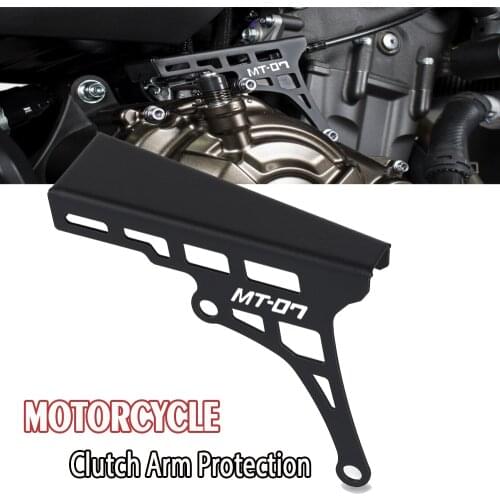 MT07 LOGO For YAMAHA MT-07 MT 07 Moto Cage Tracer 2021 Motorcycle Aluminum clutch arm protection CLUTCH DEVICE COVER Accessories