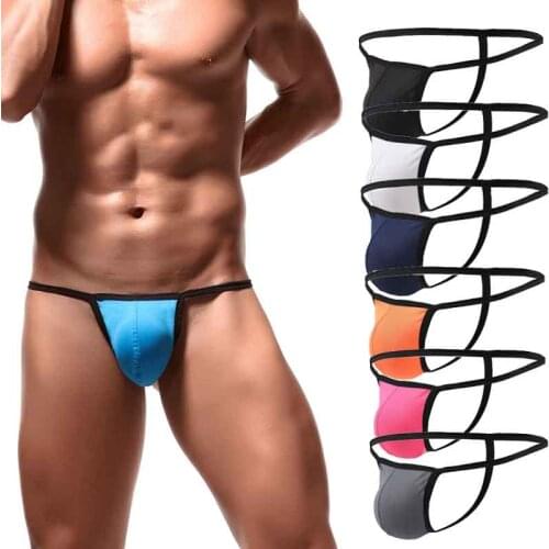 2XL Mens Thong G-string String Homme Penis Pouch Male G-string Mesh T-back Micro Panties Jockstrap Gay Erotic Underwear Tanga