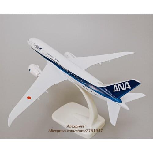 NEW 20cm Air Japan ANA Boeing 787 B787 Airlines Airplane Model Plane Alloy Metal Aircraft Diecast Toy Kids Gift