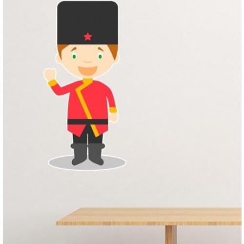 Guardian Russia Cartoon Removable Wall Sticker Art Decals Mural DIY Wallpaper for Room Decal