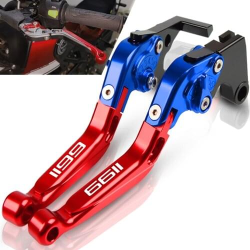 For DUCATI 1199 Panigale S 2012 2013 2014 2015 Motorcycle handbrake Folding Extendable CNC Moto Adjustable Clutch Brake Levers