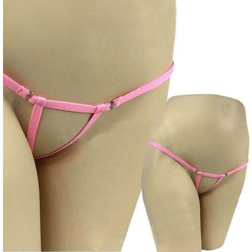 Hot Sexy Thongs Exotic Crotchless Mini Micro G Strings Women Open Crotchless Hollow Out Panties Tangas T Back Underwear Lingerie