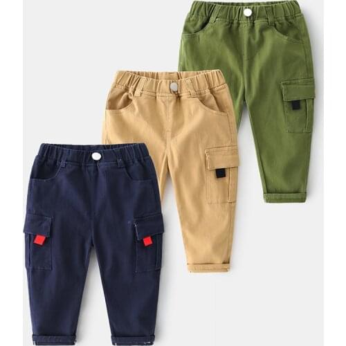 Spring Kids Pants Boys Pants Casual Children Cargo Pants for Boys Baby Girl Pants Winter Pants for Girls Kids Clothing 2-6Y
