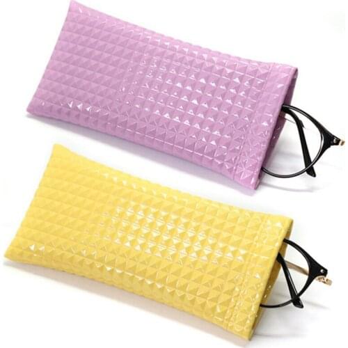 Pu Leather Sunglasses Bag Glasses Case Drawstring Pocket Mobile Phone Pouch Wallet Storege Cases Portable Glasses Storege Bags
