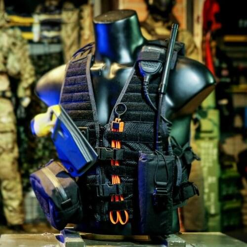 Tactical Vest Lightweight Service Vest Multi-pocket Breathable Wear Outdoor Vest