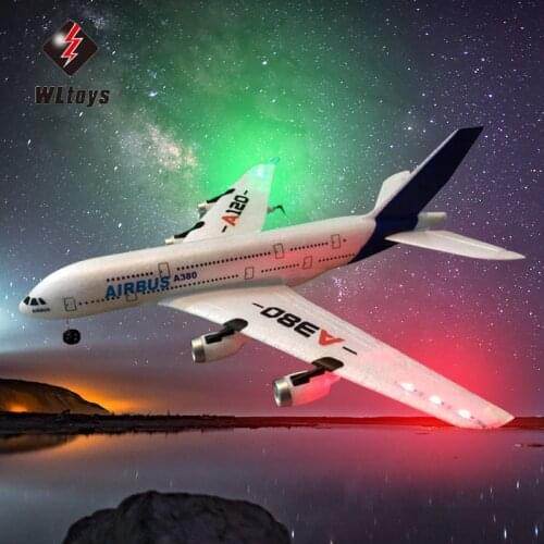 2019 new WLtoys Airbus A380 airplane toys 2.4G 3Ch RC airplane Fixed Wing Plane Outdoor toys Drone A120-A380 rc plane toys