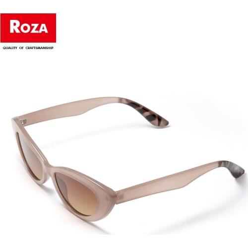 Roza Sunglasses For Women Cat Eye Plastic Frame Jelly color Vintage Sun Glasses Sexy Gafas De Sol Female UV400 RZ0655