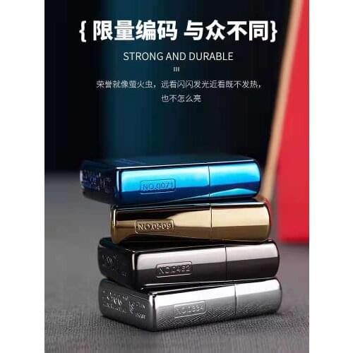 Zorro new 902S thickened titanium mirror kerosene lighter grinding wheel windproof personality smoking gift