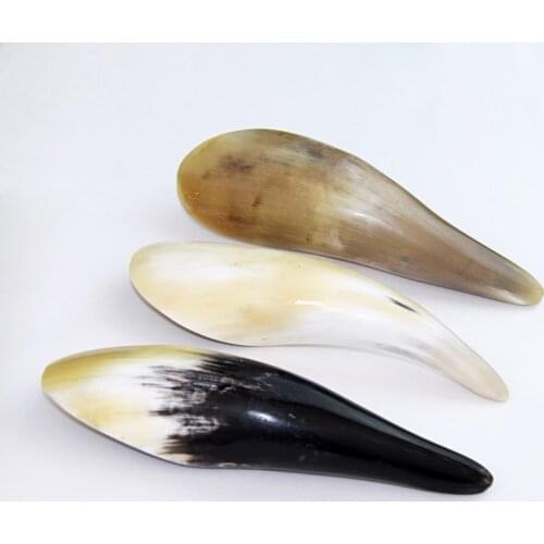 2 pieces Buffalo Horn Scraping Plate Guasha Board Massage Guasha Board Horn Gua Sha Massage Board