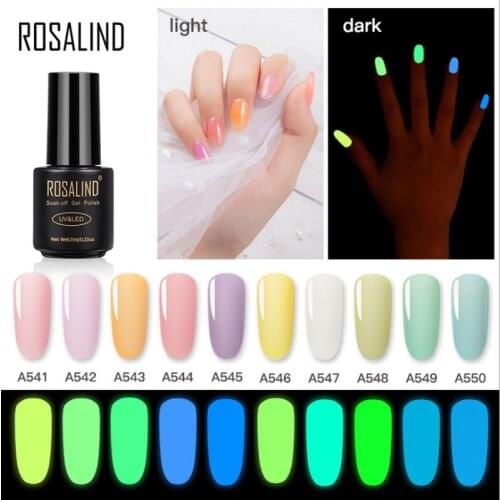 10 Color Luminous Nail Polish Gel Luminous Semi-Permanent Nail Polish Glue Fluorescent Glue Female Fingernail Beauty Makeup Tool