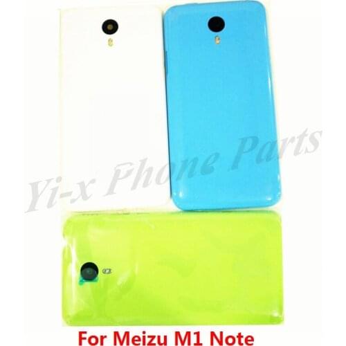 10pcs/lot For MEIZU M1 Note Back Battery Cover For Meilan note1 With Camera Lens +flash+Power Volume Buttons