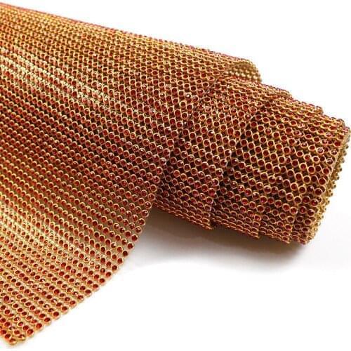 120*45CM Glass Rhinestone Mesh 3mm Shiny Nail Beauty Luggage DIY Garment Accessories Colorful High Quality Hot-melt Rhinestone