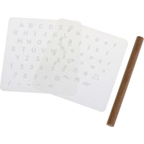 3pcs DIY Leather Craft Tool Capital Lowercase Stamping Set Punch Kits