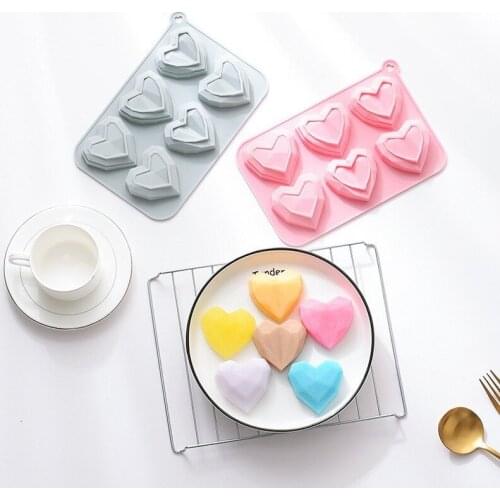 3D Cake Mold Shape Love DIY Mousse Baking Molds Dessert Mold Cake Decorating Tools Silicone Molds Moldes D Silicona Para Fondant