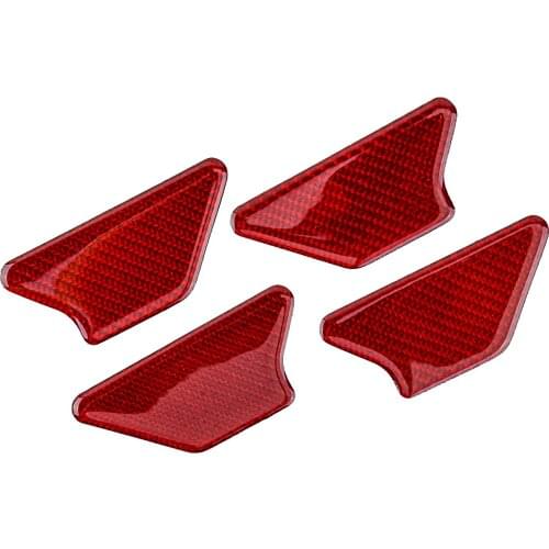 4pcs/Set Door Handle Bowl Cover Trim Carbon Fiber Red Fit for VW Golf 6 GTI MK6 2008 2009 2010 2011 2012