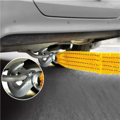 5 Ton 4 Meter Tow Rope For Truck Snatch Strap Off-road Towing Ropes Trailer Winch Cable Belt Car Traction for Ford Toyota BMW