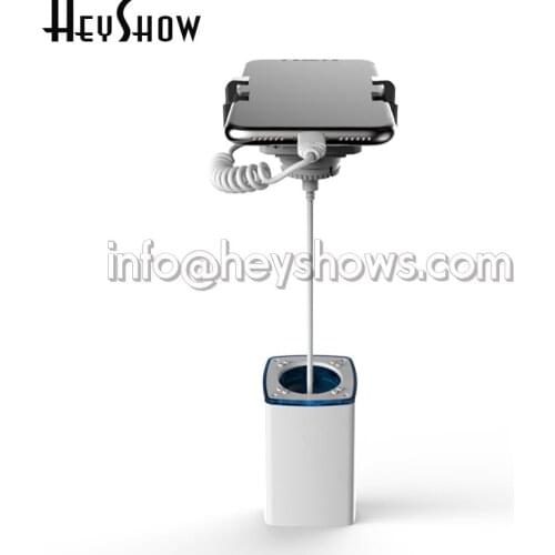 6Pcs Mobile Phone Security Burglar Alarm System Stand For Charging Iphone Anti Theft Device Display Holder With Clamp