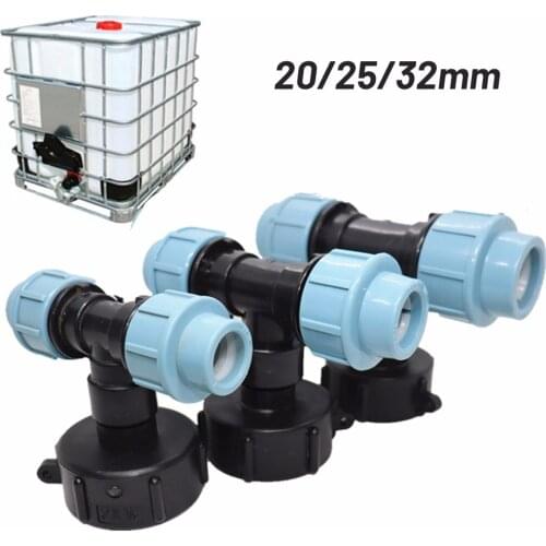 20mm,25mm,32mm 1/4" Water Pipe Connector Garden Lawn Hose IBC Adapter Practical Tap Fitting Tool Fit For Water Tanks Great Tool