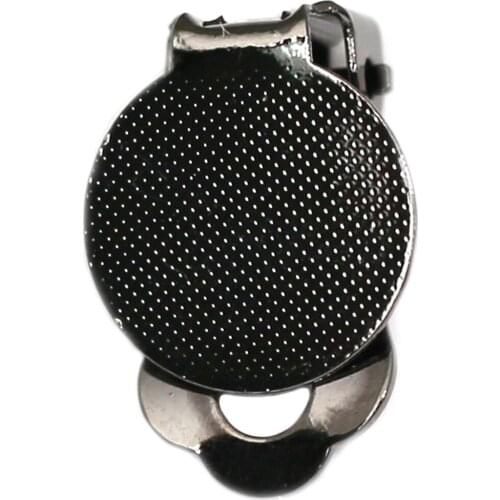 Big Round Clip-On Earrings Components Classic Fashion Adornment Jewelry Parts