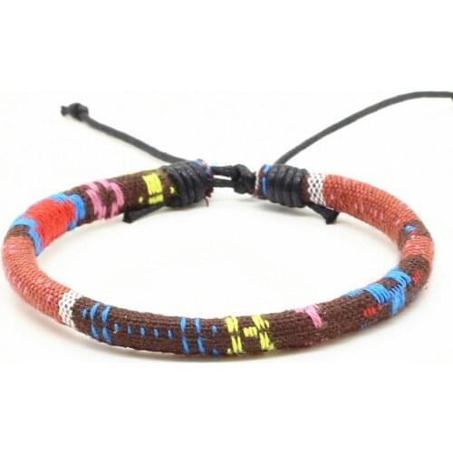 New Arrival Handmade Fashion Trendy Handmade Weave Braid Femme Homme Female Male Men Colorful Women Bracelet Jewelry Accessory