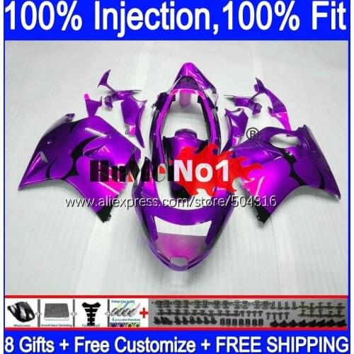 CBR1100 XX For HONDA Blackbird CBR 1100XX 96 93MC.140 Hot purple CBR1100XX 2002 2003 2004 2005 2006 2007 02 03 05 06 07 Fairing