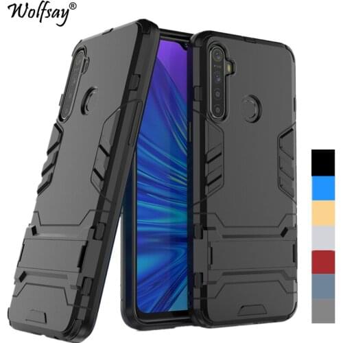 For Cover Oppo Realme C3 Case Shockproof Hybrid Stand Silicone Armor Back Case For Oppo Realme C3 Cover Case For Oppo Realme C3