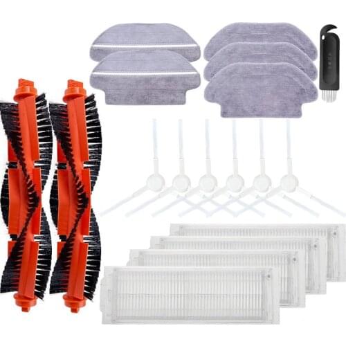 Hepa Filter Roller Spin Brush Mop Cloth for Xiaomi Mijia LDS / STYJ02YM for Conga 3490 Robot Vacuum Cleaner