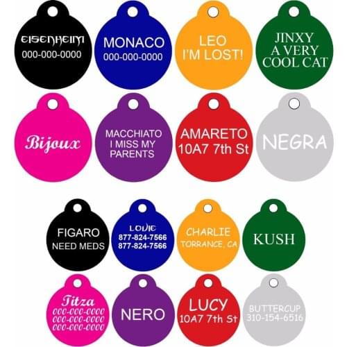 Low price custom dog identification tags new PERSONALIZED dog collar tags cheap custom metal dog tag