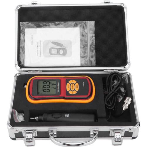 GM63B Vibration Meter High Accuracy Speed Acceleration Displacement Measurement Split Type Handheld Portable Vibration