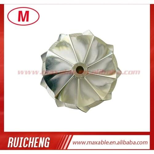 K16 51.03/61.98 mm 9+0 blades high performance turbocharger billet/milling/aluminum 2618 compressor wheel