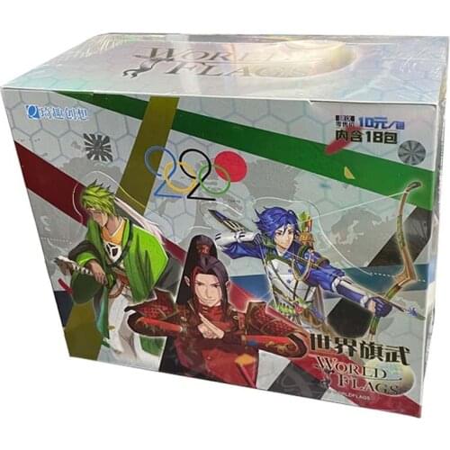WorldFlags Card Rare Games Children Anime Character Collection Kids Gift Playing Toy