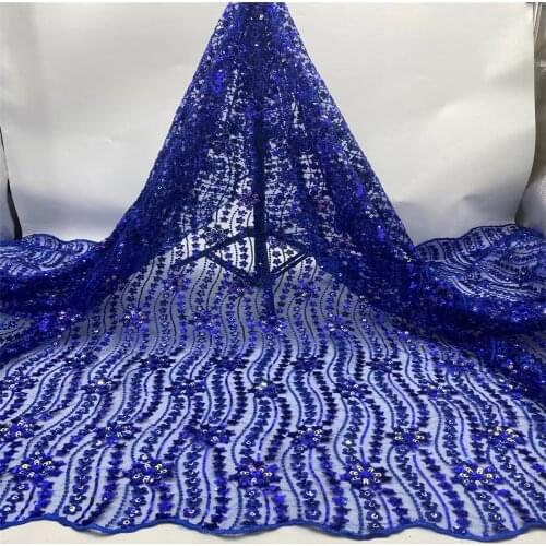 Embroidered African stone Lace Fabric 2021 High Quality Net Nigerian Mesh Lace Fabric Bridal French Tulle Lace Fabric XH04