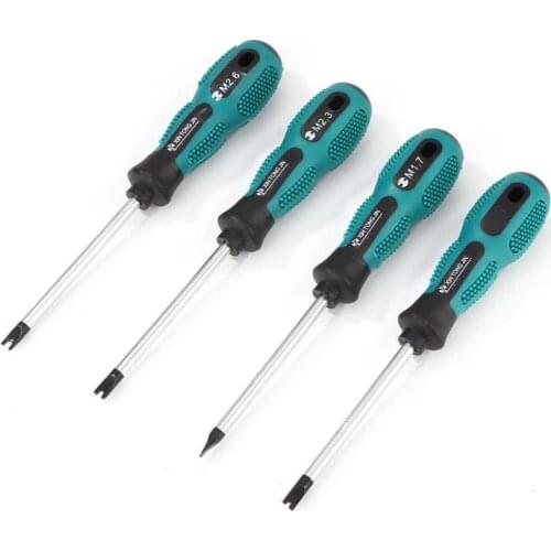 1PCS/4PCS 1.7/2.0/2.3/2.6MM Manual Insulated Screw Driver Screwdrivers Kit Steel U-shaped Screwdriver Repair Hand Tool